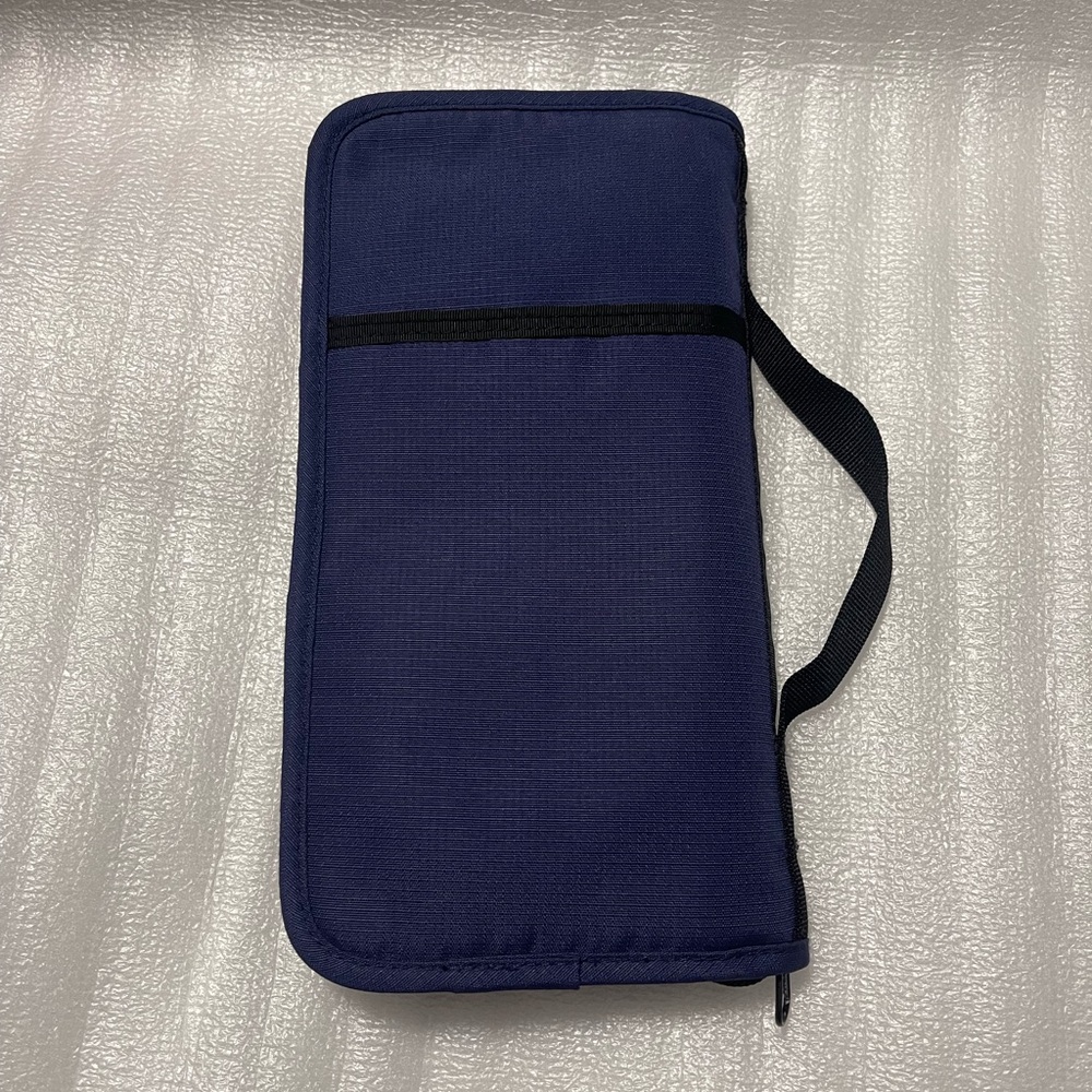 LL Bean Navy Blue Long Wallet / Travel Organizer – Multi-Use Holder (LLB#0VQ40) - Picture 11 of 17